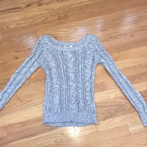 GARAGE gray knitted sweater.